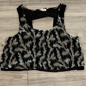 3/20 Sale! Silence & Noise Patterned Crop Tank Top